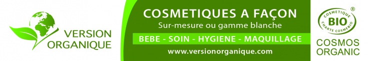 Version organique cosmétiques