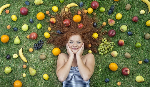 fruits de saison femme